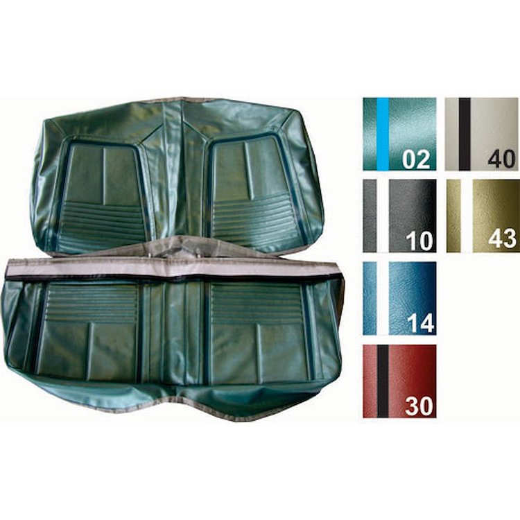 Deluxe Fold-Down Rear Seat Cover 1967 Camaro