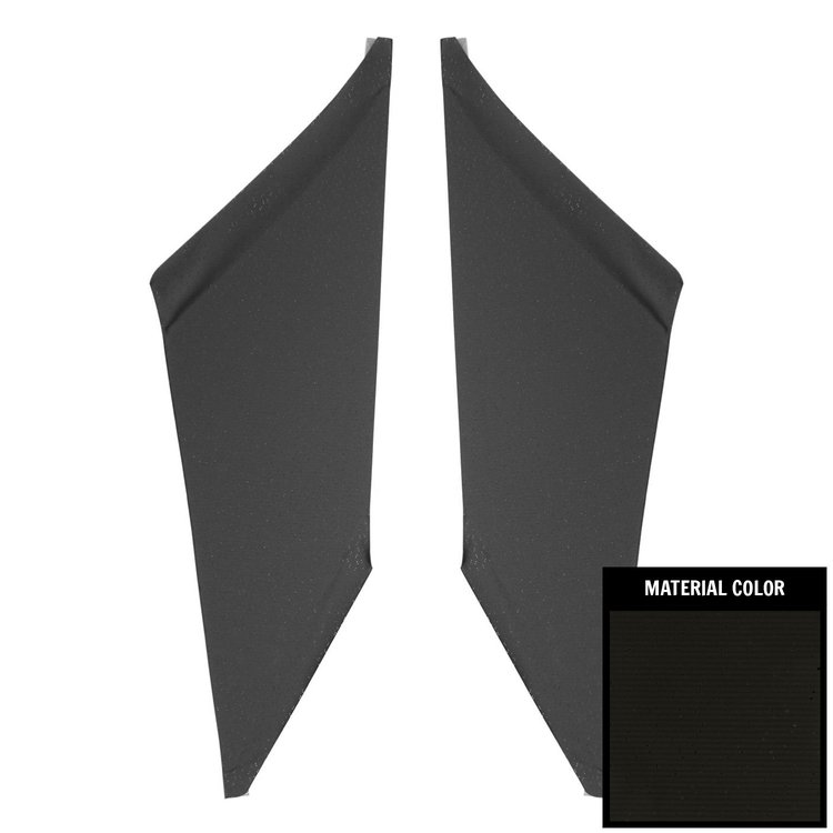 67FHB100B Perforated Earmuff Boards for 1967-1969 Pontiac Firebird Black