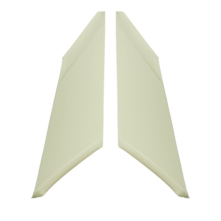 67FHB101B Perforated Earmuff Boards for 1967-1969 Camaro/Firebird White