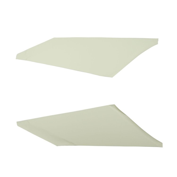 67FHB101R Earmuff Boards for 1968-1969 Chevrolet Camaro/Pontiac Firebird White