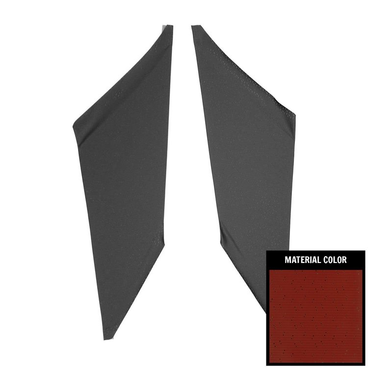 67FHB103B Perforated Earmuff Boards for 1967-1969 Pontiac Firebird Dark Red