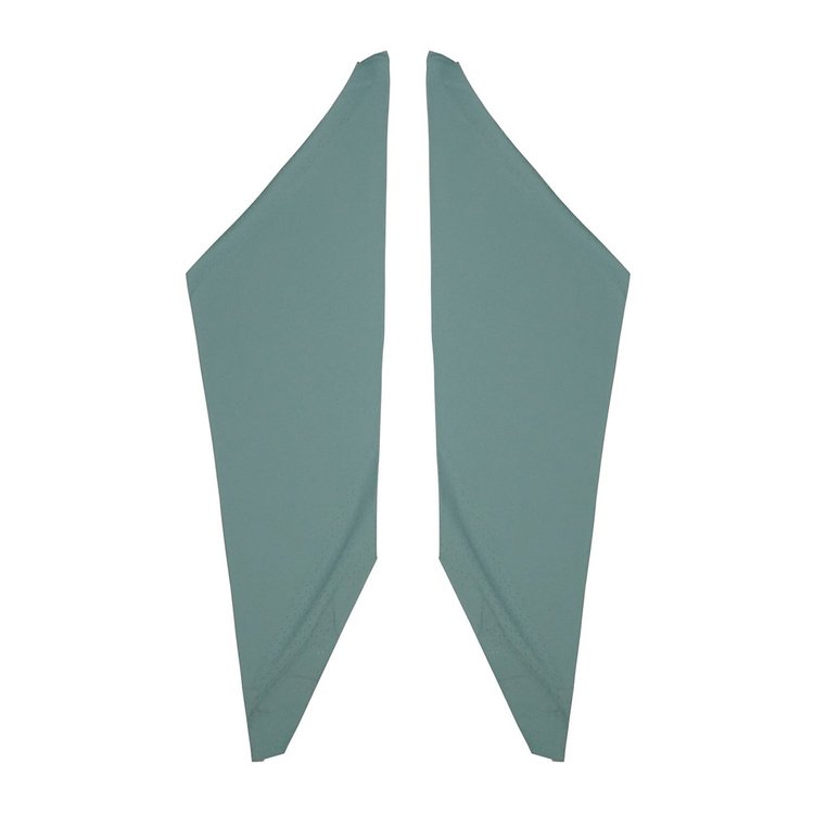 67FHB114B Earmuff Boards for 1967-1969 Camaro/Firebird Teal Perforated