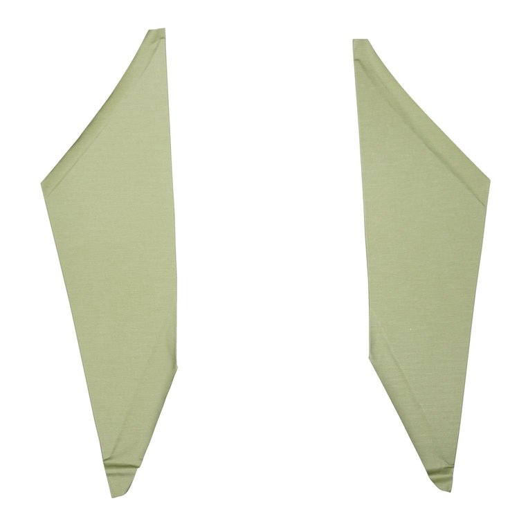 67FHB117R Ribbed Earmuff Boards for 1968 Chevrolet Camaro/Pontiac Firebird Ivy Gold