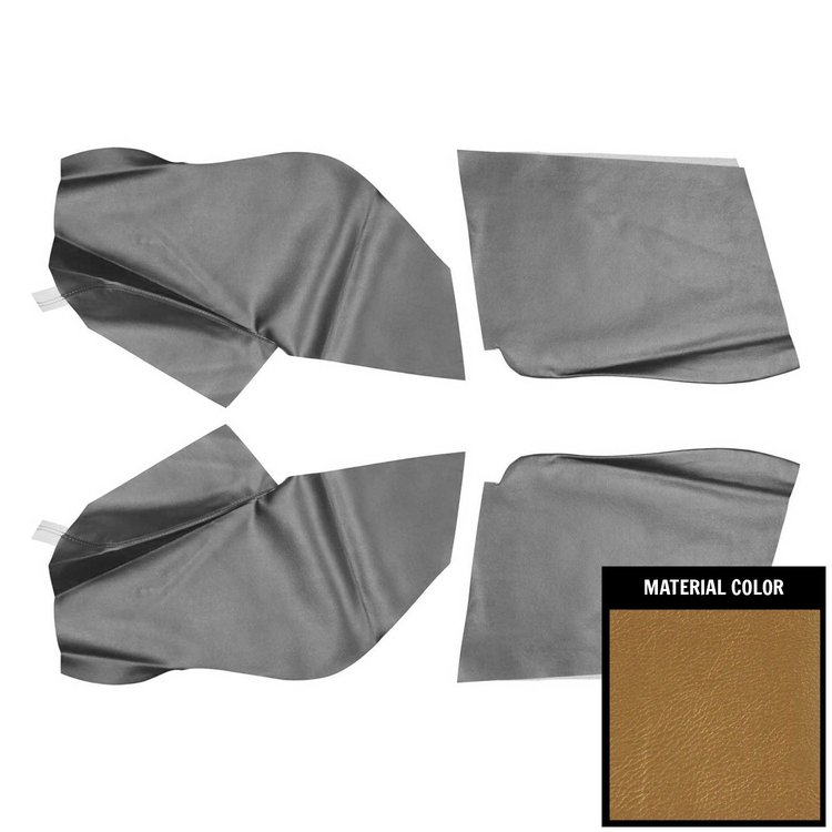 67FR43 Rear Arm Rest Covers for 1967 Camaro/Firebird Convertible Gold