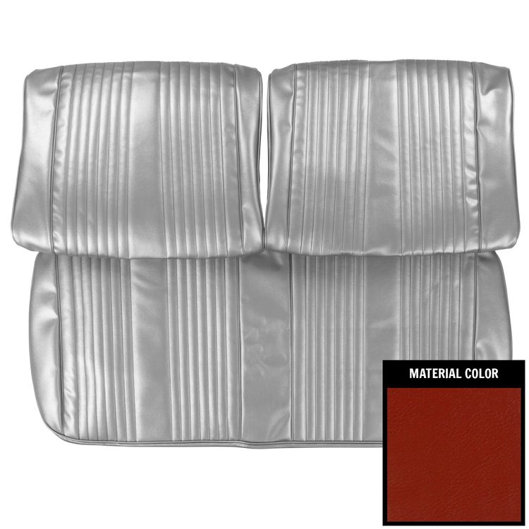 67GST31B Front Bench Seat Cover for 1967 Pontiac Tempest Red