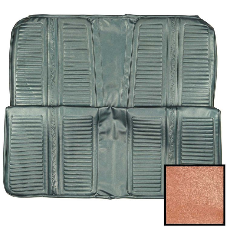 67KSR701C Rear Seat Cover for 1967 Plymouth Satellite/GTX Hardtop Copper