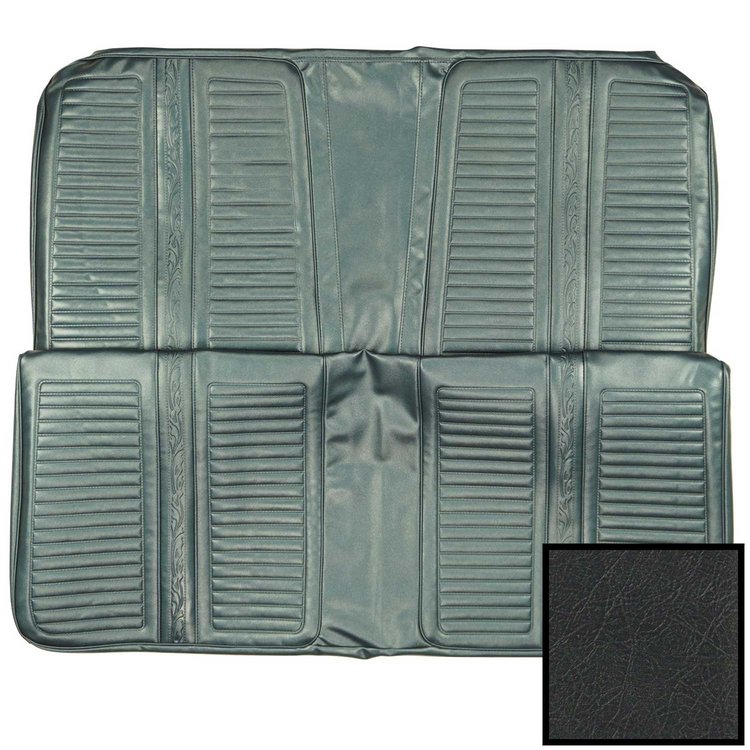 67KSR734C Rear Seat Cover for 1967 Plymouth Satellite/GTX Hardtop Dark Metallic Blue