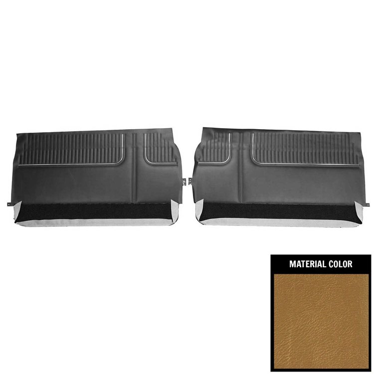 67PDP43 Front Door Panels for 1967 Pontiac Parisienne/Bonneville Gold