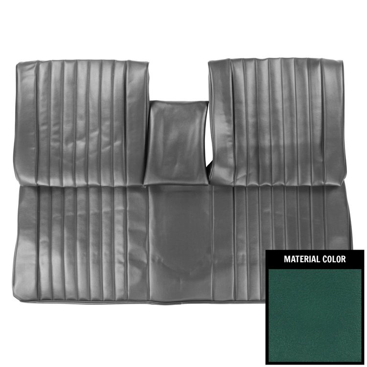 67PS04C Rear Bench Seat Cover for 1967 Pontiac Grand Prix Hardtop Dark Aqua