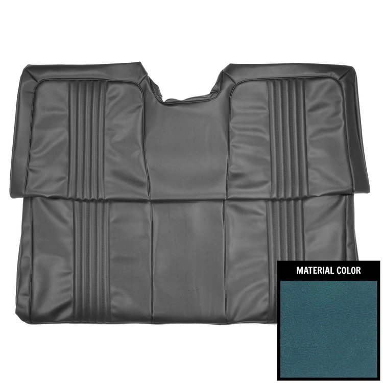 67PSL15V Rear Bench Seat Cover for 1967 Pontiac Catalina Convertible Blue