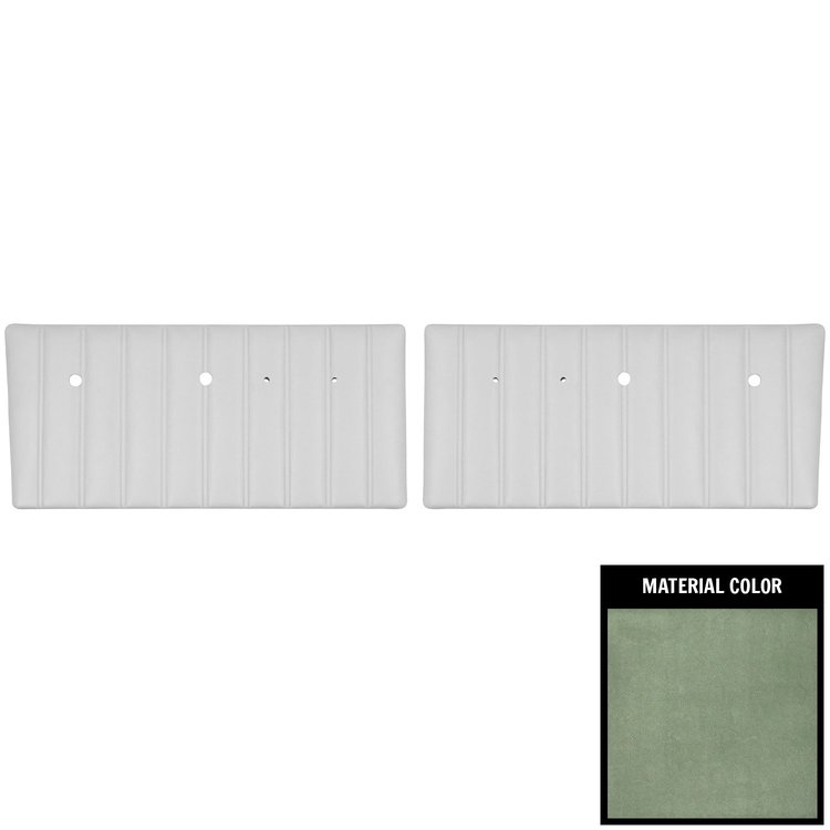 67TD24P Front Door Panels for 1967-1968 Chevrolet Truck Pre Assembled Dark Green