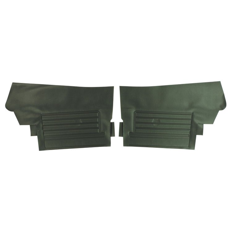68AD10V Rear Door Panels for 1968 Chevrolet Chevelle, Convertible Platinum Edition Black