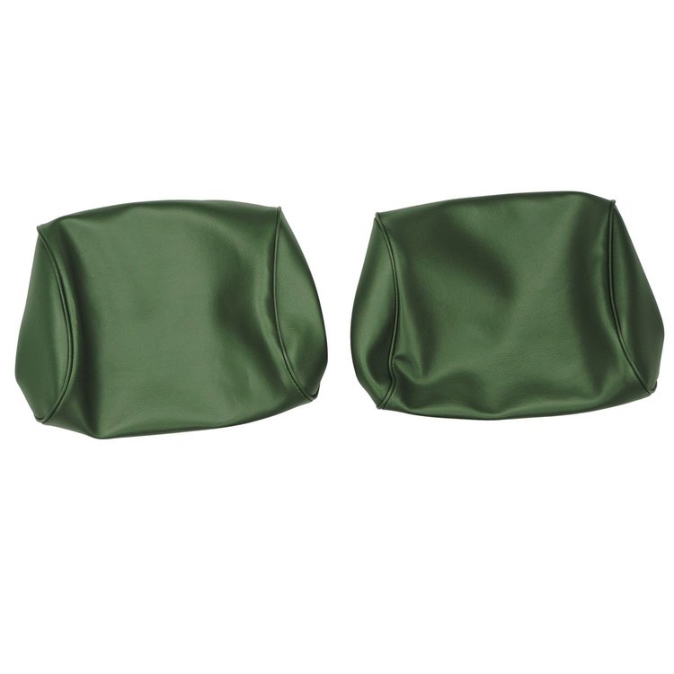 68AH25B Bucket Seat Head Rest Covers for 1968-1972 GM A-Body & Nova Dark Green