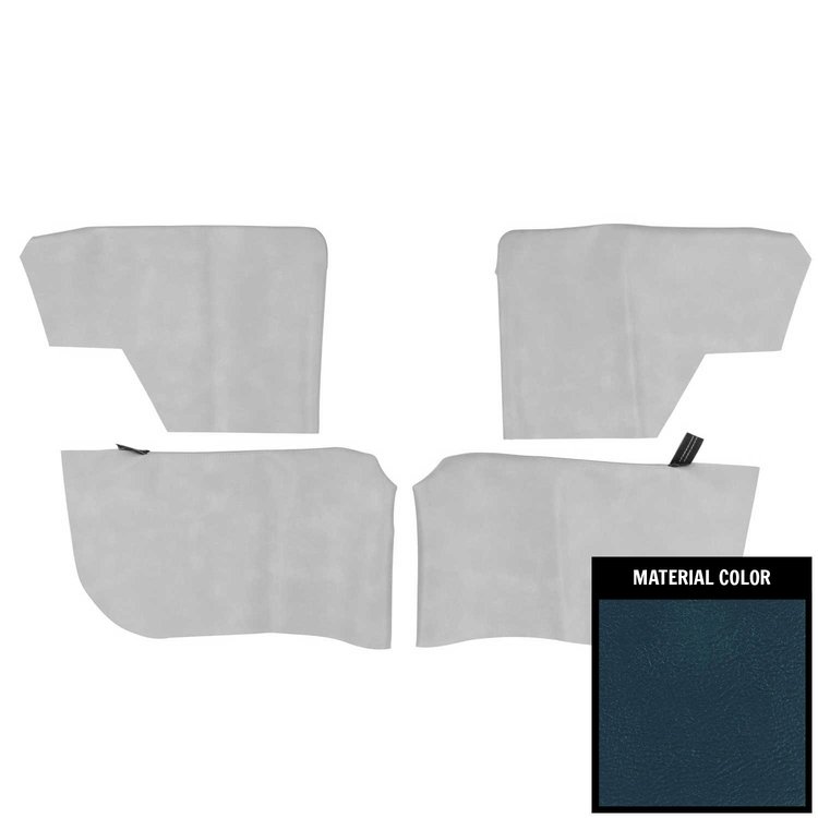 68AR16 Rear Arm Rest Covers for 1969 Chevelle,/GTO Convertible 69 Blue