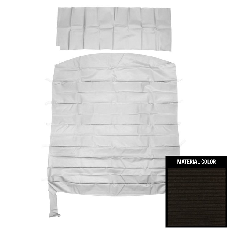 68BH100RN Headliner for 1968 Chevrolet Caprice/Impala Custom Coupe Standard Black