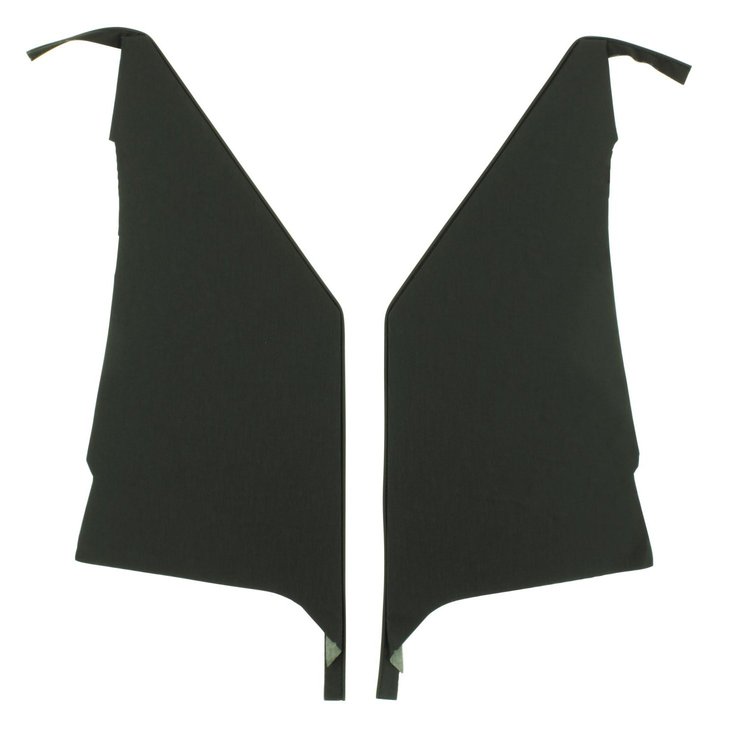 68BHB100R Ribbed Earmuff Boards for 1968 Chevrolet Caprice Black