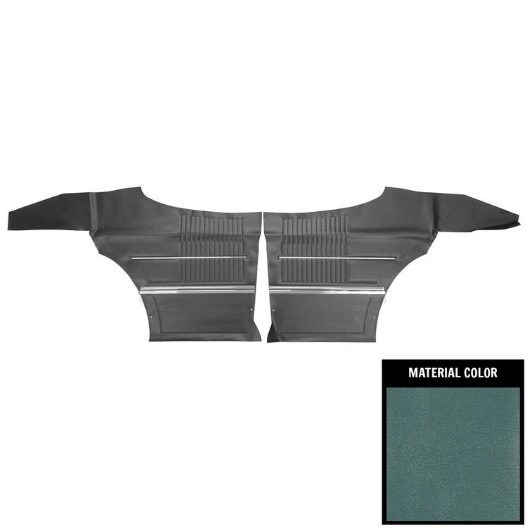 68CD13CT Rear Door Panels for 1968 Oldsmobile Cutlass 2-Door Sedan 2-Tone Blue