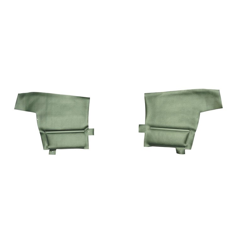 68DD24V Rear Door Panels for 1969 Chevrolet Camaro Convertible Deluxe Dark Green