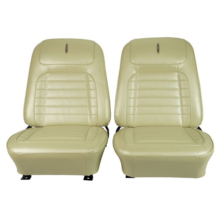 68DS28U-P Pre-Assembled Front Bucket Seats for 1968 Chevrolet Camaro Deluxe Pearl