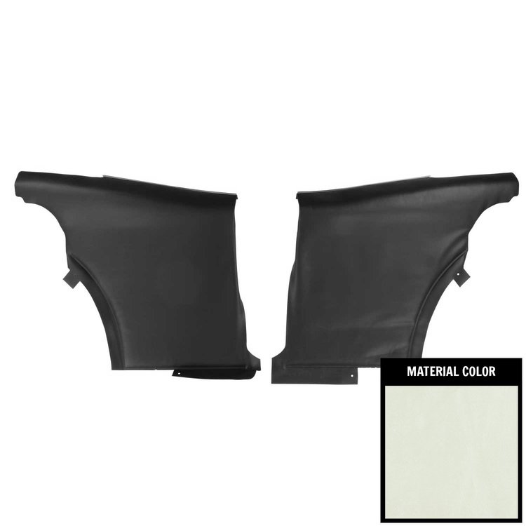 68HD28C-P Rear Door Panels for 1968 Pontiac Firebird Hardtop Deluxe Pre-Assembled Pearl