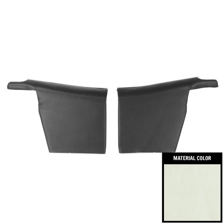 68HD28V-P Rear Door Panels for 1968 Firebird Covertible Deluxe Pre-Assembled Pearl
