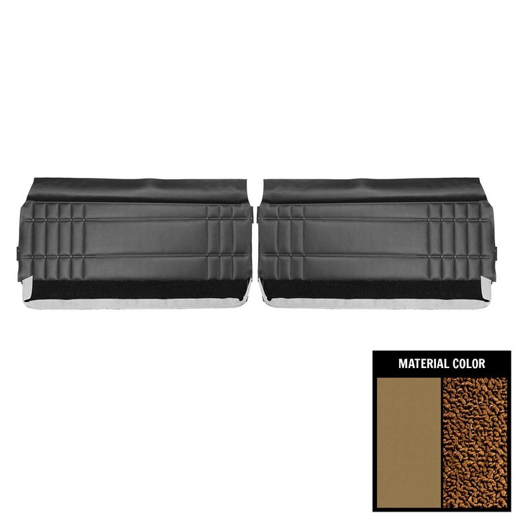 68ID35 Front Door Panels for 1968 Chevrolet Caprice Saddle