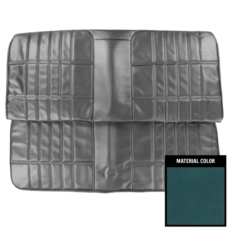 68IS17C Rear Bench Seat Cover for 1968 Chevrolet Caprice Hardtop Medium Blue