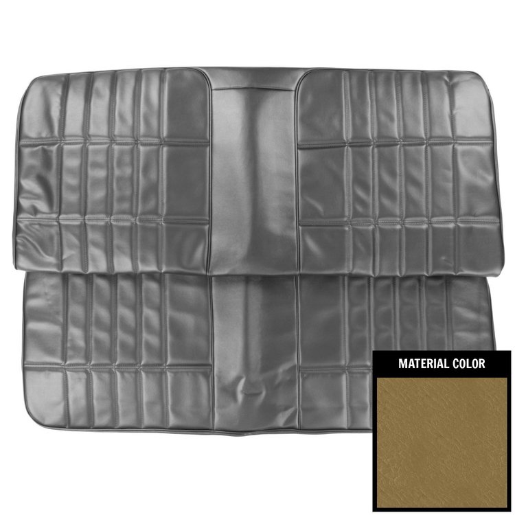 68IS35C Rear Bench Seat Cover for 1968 Chevrolet Caprice Hardtop Saddle