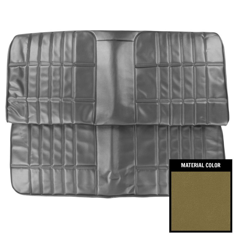 68IS46C Rear Bench Seat Cover for 1968 Chevrolet Caprice Hardtop Ivy Gold