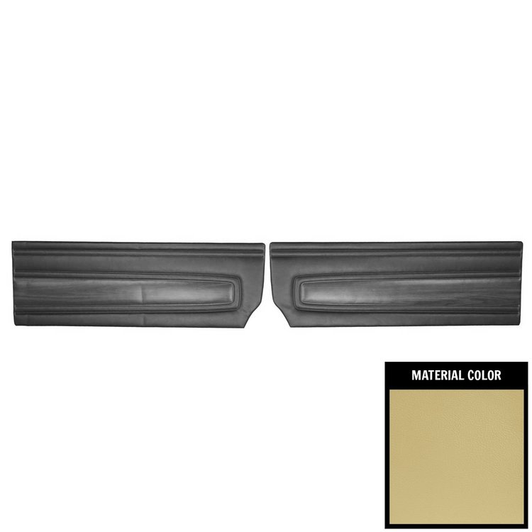 68KDR706 Front Door Panels for 1968 Plymouth Sport Satellite/GTX Gold