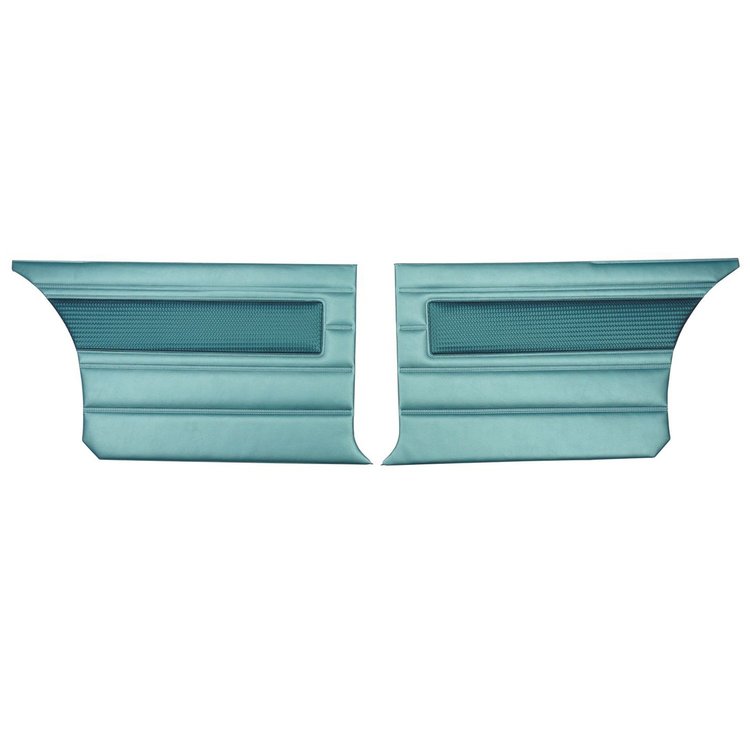 68KDV821C Rear Door Panels for 1968 Plymouth Belvedere/Roadrunner Hardtop Deluxe 2 Tone Blue
