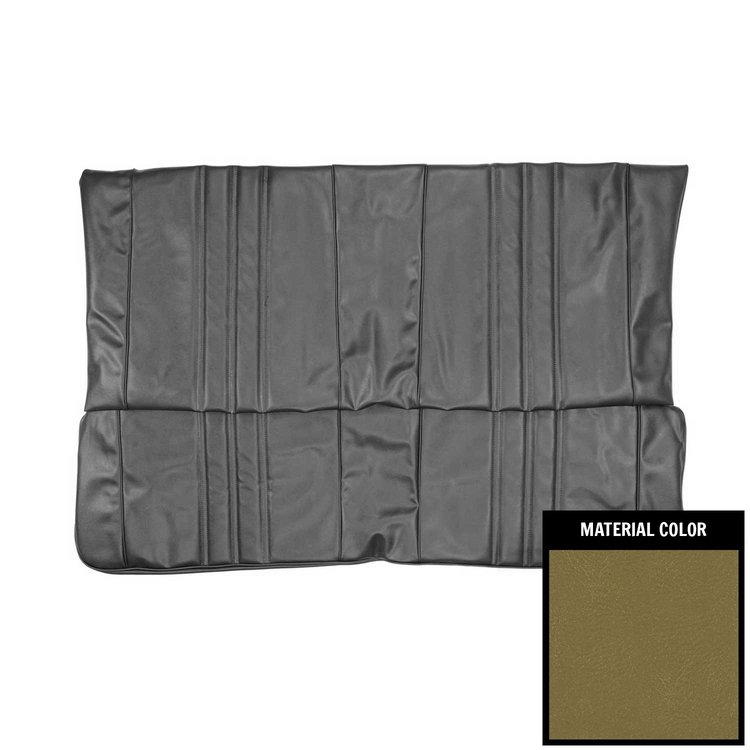 68XS46C-1 Rear Bench Seat Cover for 1968 Chevrolet Nova SS/Custom Hardtop Ivy Gold