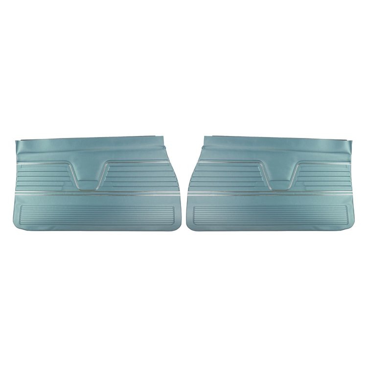 69AD12 Front Door Panels for 1969 Chevrolet Chevelle, Platinum Edition Light Blue