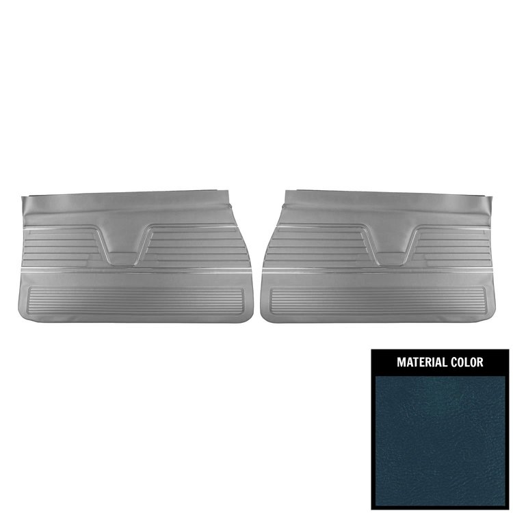 69AD16 Front Door Panels for 1969 Chevrolet Chevelle, Platinum Edition Dark Blue