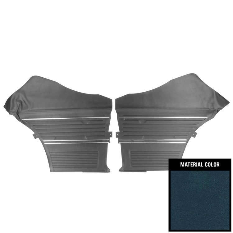 69AD16C Rear Door Panels for 1969 Chevrolet Chevelle, Hardtop Platinum Edition Dark Blue