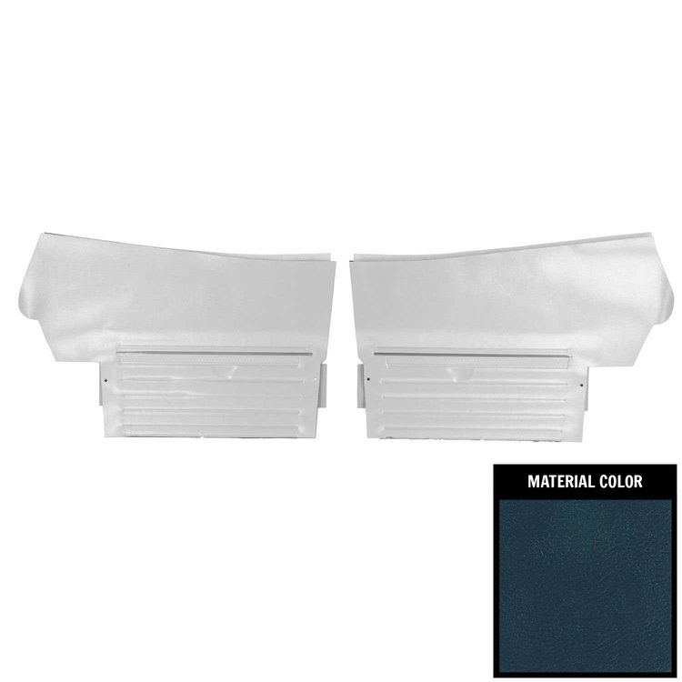 69AD16V Rear Door Panels for 1969 Chevrolet Chevelle, Convertible Platinum Edition Dark Blue