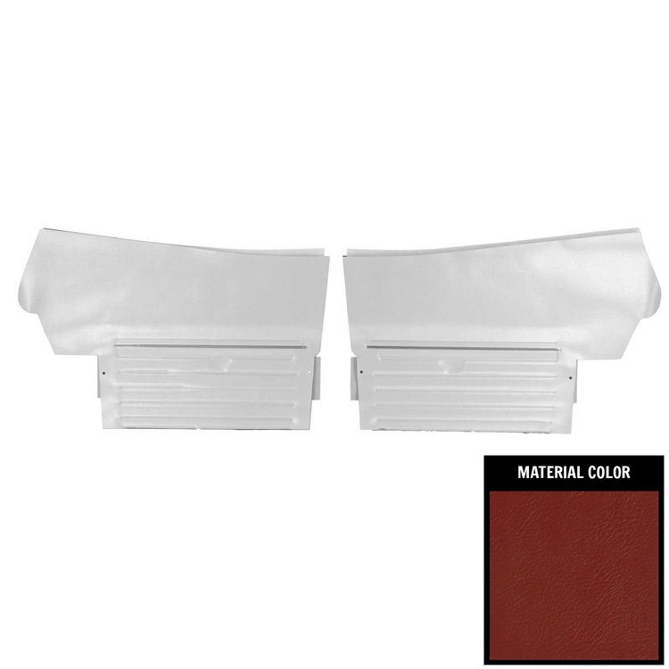 69AD30V Rear Door Panels for 1969 Chevrolet Chevelle, Convertible Platinum Edition Red