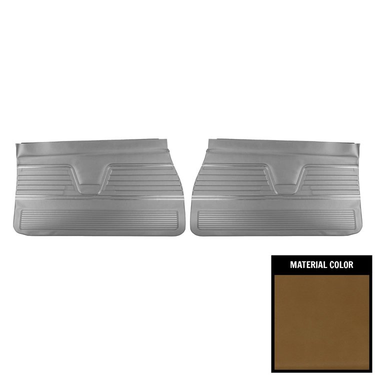 69AD36 Front Door Panels for 1969 Chevrolet Chevelle, Platinum Edition Saddle