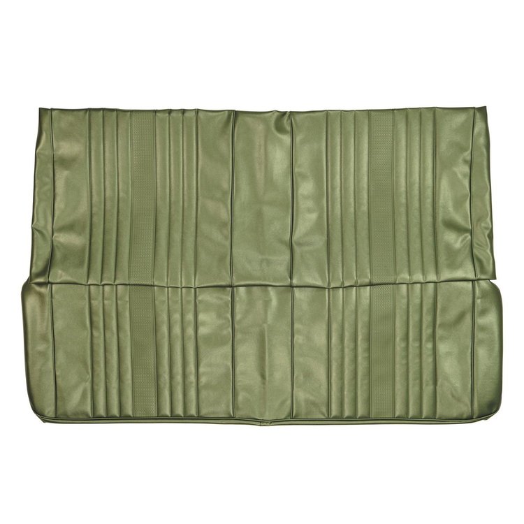 69AS24S Rear Bench Seat Cover for 1969 Chevrolet Chevelle, 2 Door Sedan Dark Metalic Green