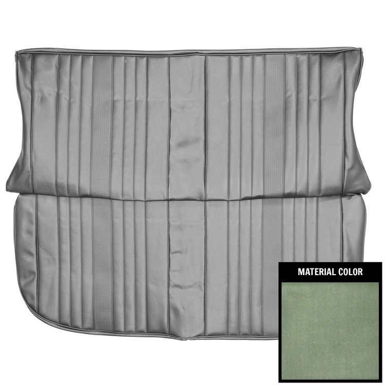 69AS4D24W3 3rd Row Seat Cover for 1969 Chevrolet Chevelle, 4-Door Wagon Dark Metallic Green
