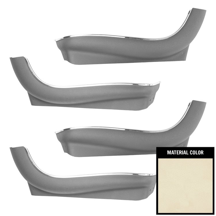 Plastic Lower Seat Panels 1966-72 GM A-Body, B-Body, X-Body