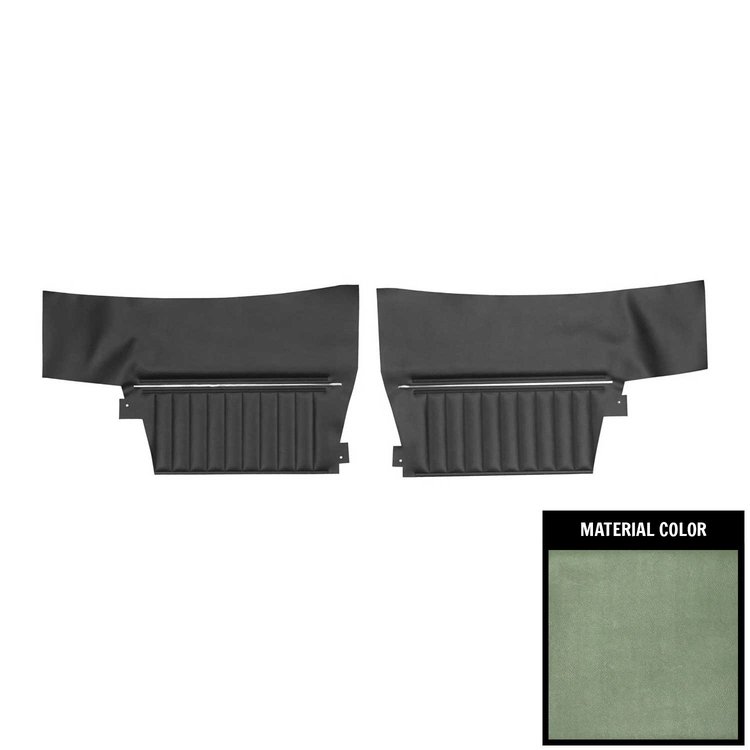 69BD24V Rear Door Panels for 1969 Chevrolet Impala/SS Convertilble Dark Metalic Green