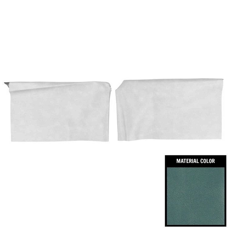 69BR12C Rear Arm Rest Covers for 1970 Chevrolet Impala Hardtop Light Blue