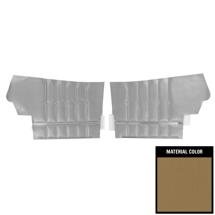 69GDLC35V Rear Door Panels for 1969 Pontiac Lemans Custom Convertible