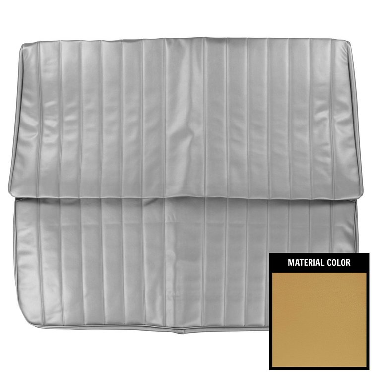 69GSLC06V Rear Bench Seat Cover for 1969 Pontiac LeMans Convertible Custom Mustard Gold