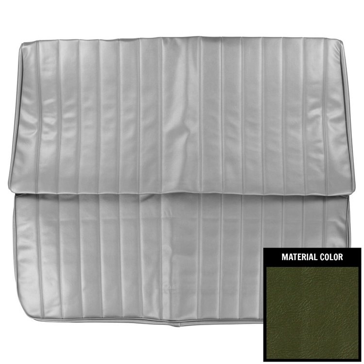 69GSLC24C Rear Bench Seat Cover for 1969 Pontiac LeMans Hardtop Custom Dark Metallic Green