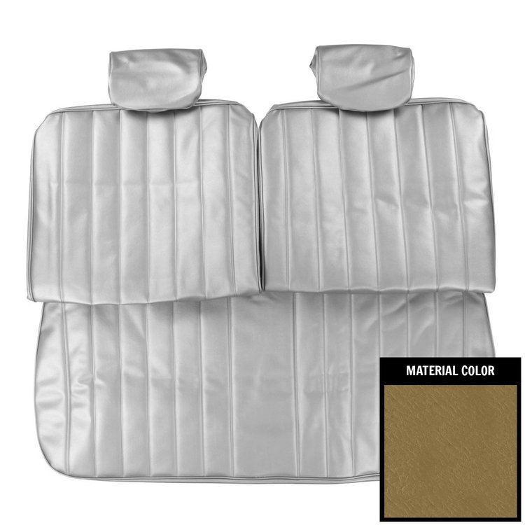 69GSLC35B Front Bench Seat Cover for 1969 Pontiac LeMans Custom Saddle