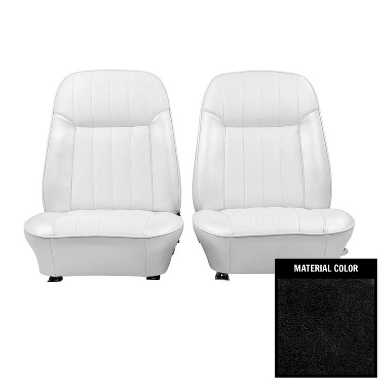 69HS10US-P Pre-Assembled Front Bucket Seats for 1969 Pontiac Firebird Deluxe Black