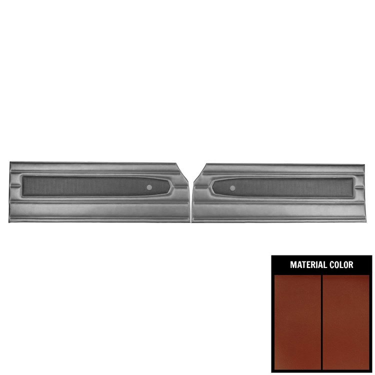 69KDV821 Front Door Panels for 1969 Plymouth Belvedere/Roadrunner Light/Dark Blue