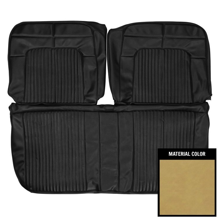 69KSH103B-5 Front Bench Seat Cover for 1969 Dodge Coronet 500/RT/Superbee Saddle